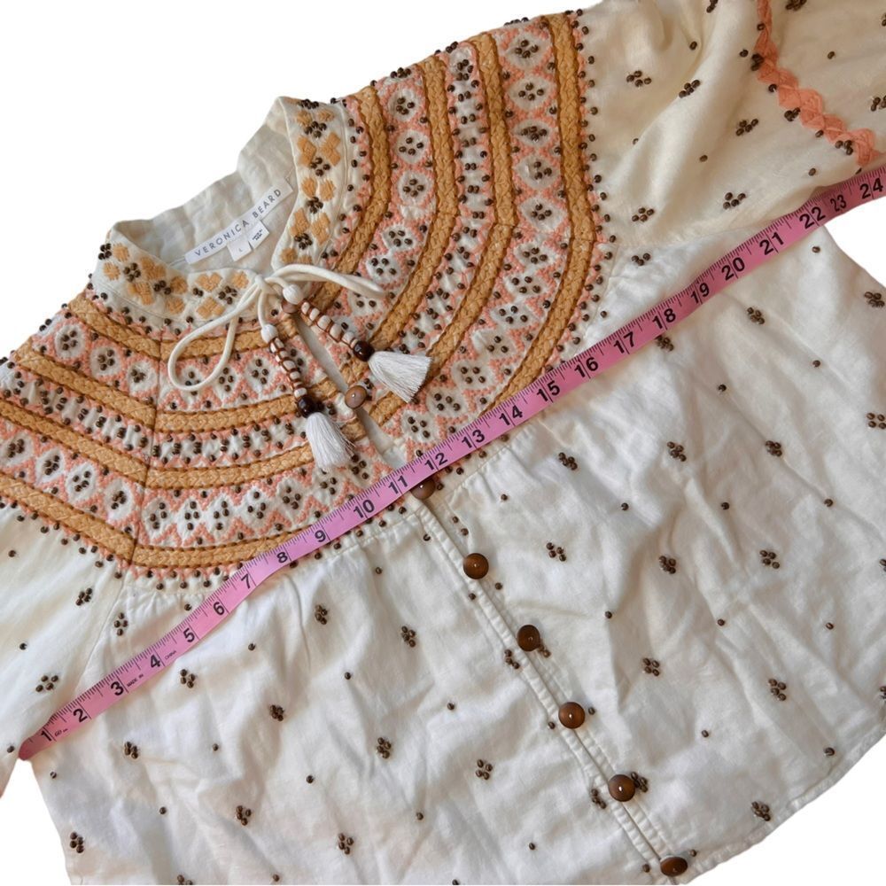 Veronica Beard Fernanda Embroidered Cropped Jacket - Picture 11 of 13